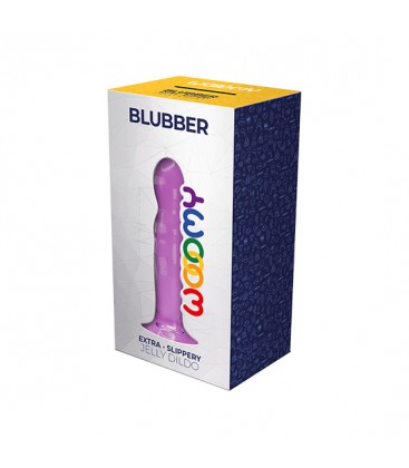 WOOOMY BLUBBER DILDO DE GELATINA MORADO