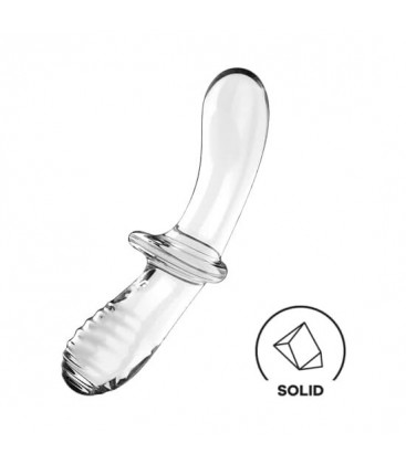 SATISFYER DOUBLE CRYSTAL TRANSPARENTE