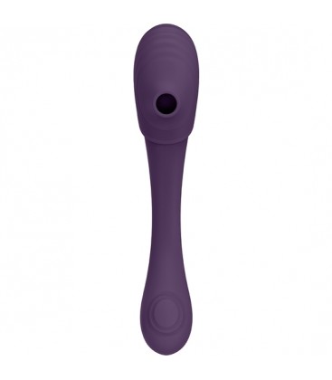 VIVE MIRAI VIBRADOR DOBLE FLEXIBLE PULSE WAVE AIR WAVE MORADO