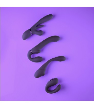 VIVE MIRAI VIBRADOR DOBLE FLEXIBLE PULSE WAVE AIR WAVE MORADO