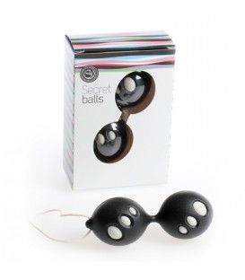 SECRET BALLS BOLAS CHINAS OVALOS NEGRAS