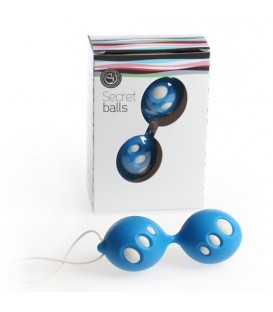 SECRET BALLS BOLAS CHINAS OVALOS AZUL