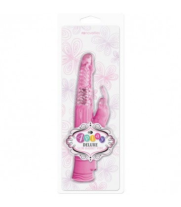 4play deluxe vibrador conejito rampante fino rosa