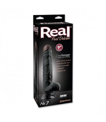 real feel deluxe vibrador num 7 negro