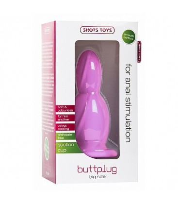 buttplug plug anal grande rosa