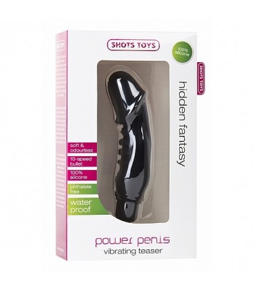 POWER PENIS VIBRADOR PUNTO G NEGRO