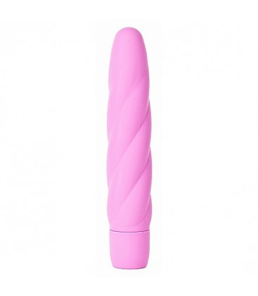 SILICONE TWIST VIBRADOR 10 VELOCIDADES ROSA