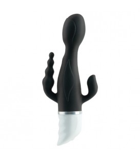 LE REVE TRIPLE SILICONA FLEXIBLE NEGRO