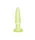 BASIX MINI PLUG ANAL DE GELATINA 9 CM LUMINISCENTE