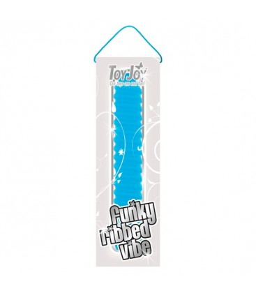 FUNKY VIBRADOR RIBETEADO AZUL