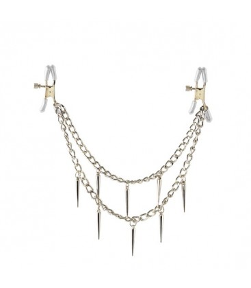 FETISH FANTASY PINZAS CON CADENA PARA PEZONES