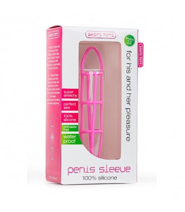 FUNDA PARA EL PENE SILICONA ROSA