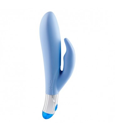 LOVELY VIBES CONEJITO VIBRADOR CON TACTO SUAVE AZUL