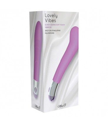 LOVELY VIBES G SPOT VIBRADOR TACTO SUAVE LILA