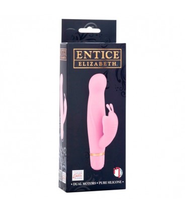 ENTICE ELIZABETH VIBRADOR CON RAMPANTE ROSA