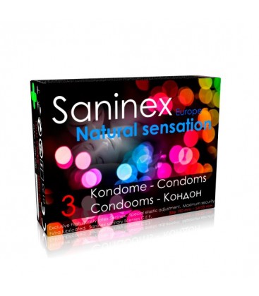 SANINEX NATURAL SENSACION AROMATICO FLORAL LISO 3 UDS