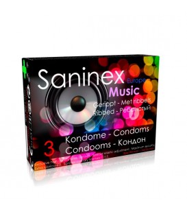 SANINEX MUSIC ESTRIADO AROMATICO FRUTAL 3 UDS