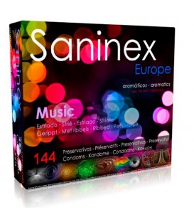 SANINEX MUSIC ESTRIADO AROMATICO FRUTAL 144 UDS