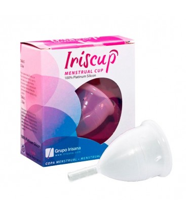 IRISCUP COPA MESTRUAL TRANSPARENTE GRANDE