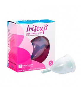 IRISCUP COPA MESTRUAL TRANSPARENTE PEQUEÑA