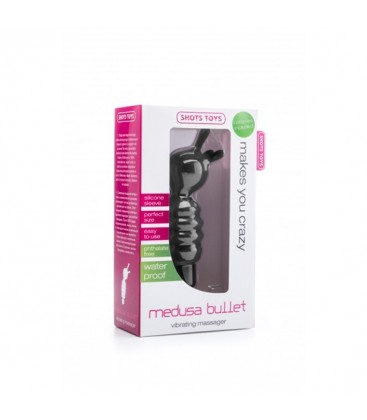 MEDUSA BULLET VIBRADOR MASAJEADOR NEGRO