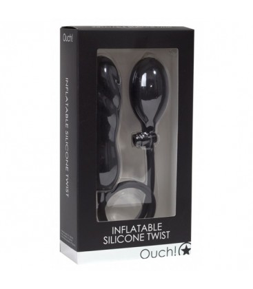 OUCH PLUG INFLABLE DE SILICONA NEGRO