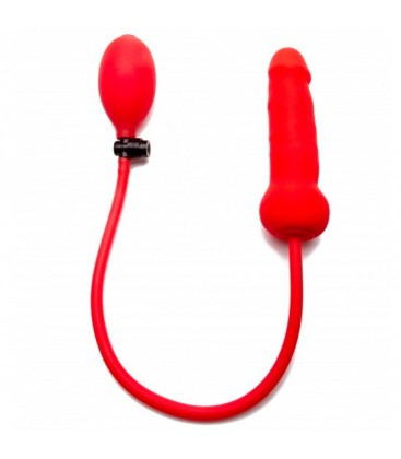 OUCH INFLABLE DE SILICONA ROJO
