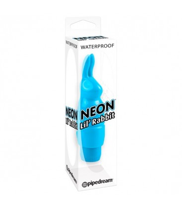 NEON VIBRADOR LIL CONEJITO AZUL