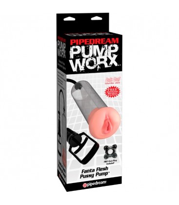 PUMP WORX BOMBA DE ERECCION CON VAGINA