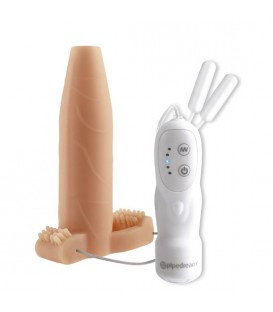 FUNDA PARA EL PENE CON VIBRADOR Y DOBLE ESTIMULACIÓN