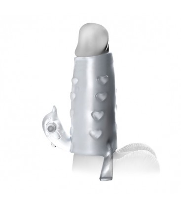 DELUXE EXTENSION PARA EL PENE CON VIBRADOR