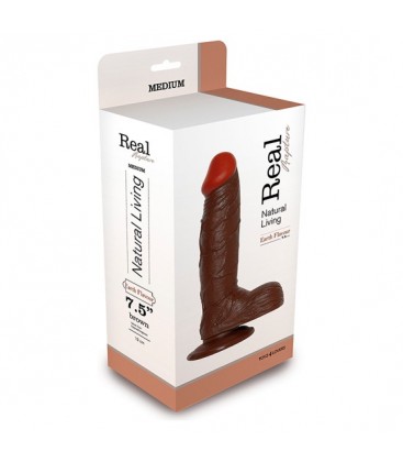 DILDO REAL RAPTURE MARRON 75 INCH