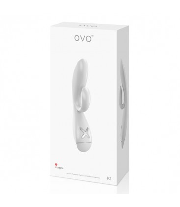 OVO K1 VIBRADOR CONEJITO BLANCO