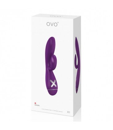 OVO K1 VIBRADOR CONEJITO LILA