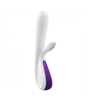 OVO K5 VIBRADOR CONEJITO BLANCO LILA