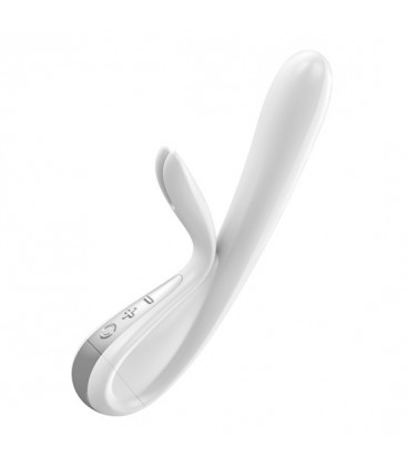 OVO K5 VIBRADOR CONEJITO BLANCO CROMADO