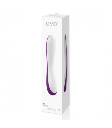 OVO F3 VIBRADOR BLANCO LILA