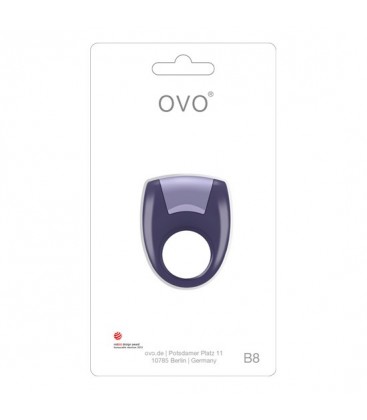 OVO B8 ANILLO VIBRADOR LILA