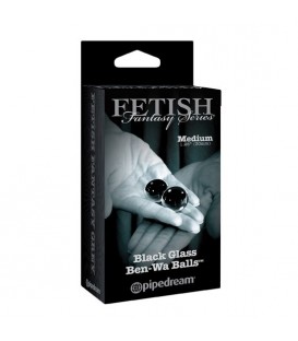 FETISH FANTASY EDICION LIMITADA BOLAS MEDIANAS BEN-WA CRISTAL NEGRO