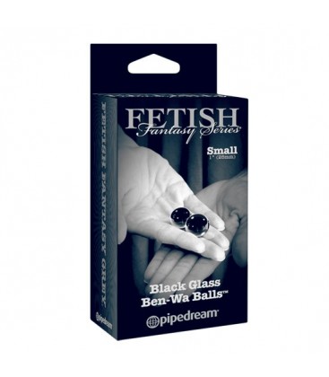 FETISH FANTASY EDICION LIMITADA BOLAS PEQUENAS BEN WA CRISTAL NEGRO