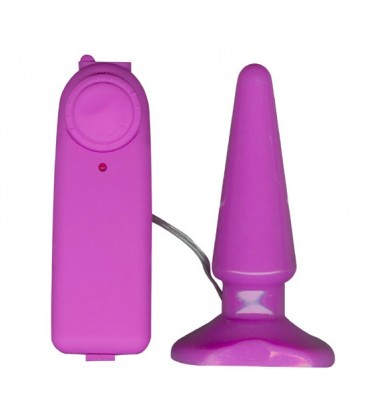 FUNKY VIBRATING BUTTPLUG PLUG ANAL VIBRADOR VIOLETA