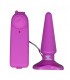 FUNKY VIBRATING BUTTPLUG PLUG ANAL VIBRADOR VIOLETA