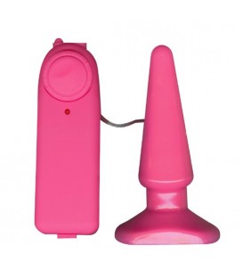 FUNKY VIBRATING BUTTPLUG PLUG ANAL VIBRADOR ROSA