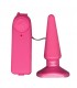 FUNKY VIBRATING BUTTPLUG PLUG ANAL VIBRADOR ROSA