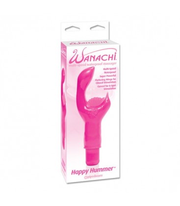 WANACHI HAPPY HUMMER VIBRADOR MULTI VELOCIDAD ROSA