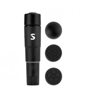 FOURPLAY VIBRATOR MASAJEADOR 4 CABEZALES NEGRO