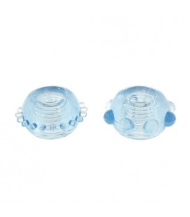 POWER STRETCHY ANILLO AZUL 2PCS