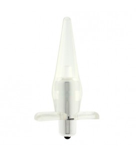 POWER PLUG ANAL VIBRADOR TRANSPARENTE