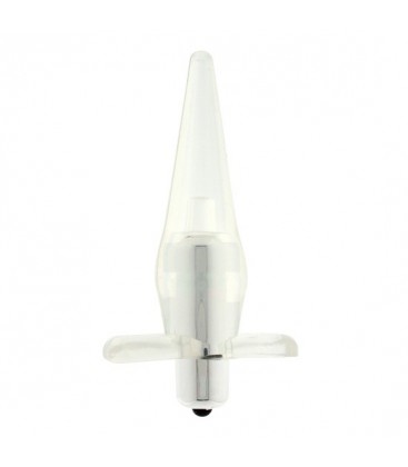 POWER PLUG ANAL VIBRADOR TRANSPARENTE