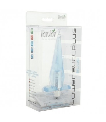 POWER PLUG ANAL VIBRADOR AZUL